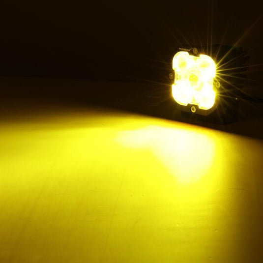 3 Inch 80W 9600LM LED Pods Lights White&Amber for ATV UTV SIDE BY SIDE 4X4