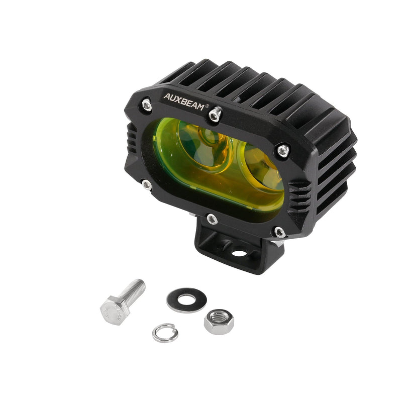 Load image into Gallery viewer, R4 Series | 4 Inch 60W LED Pods Light Flood Beam Amber Light
