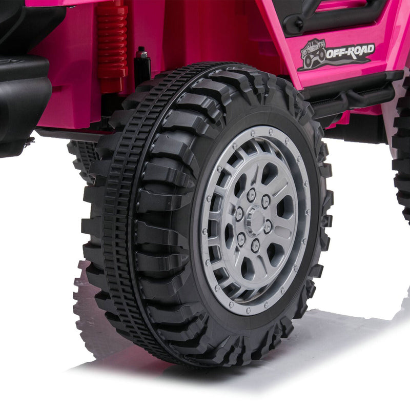 Load image into Gallery viewer, DAKOTT 12V Electric Off Road Ride On Truck with Remote Control for Kids - Pink
