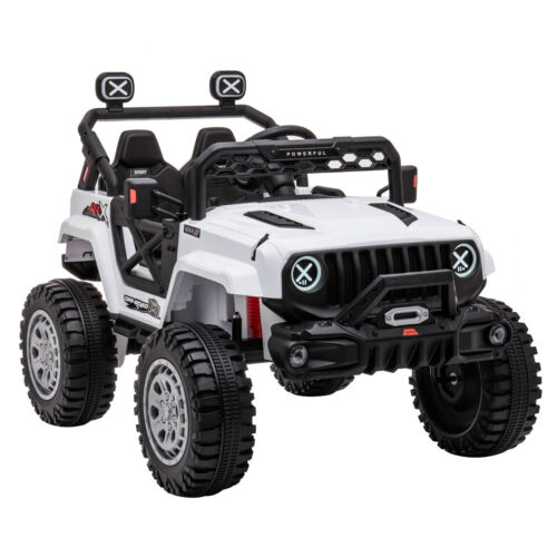 Load image into Gallery viewer, DAKOTT 12V Electric Off Road Ride On Truck with Remote Control for Kids - White
