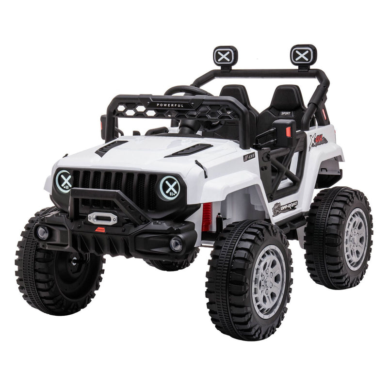 Load image into Gallery viewer, DAKOTT 12V Electric Off Road Ride On Truck with Remote Control for Kids - White
