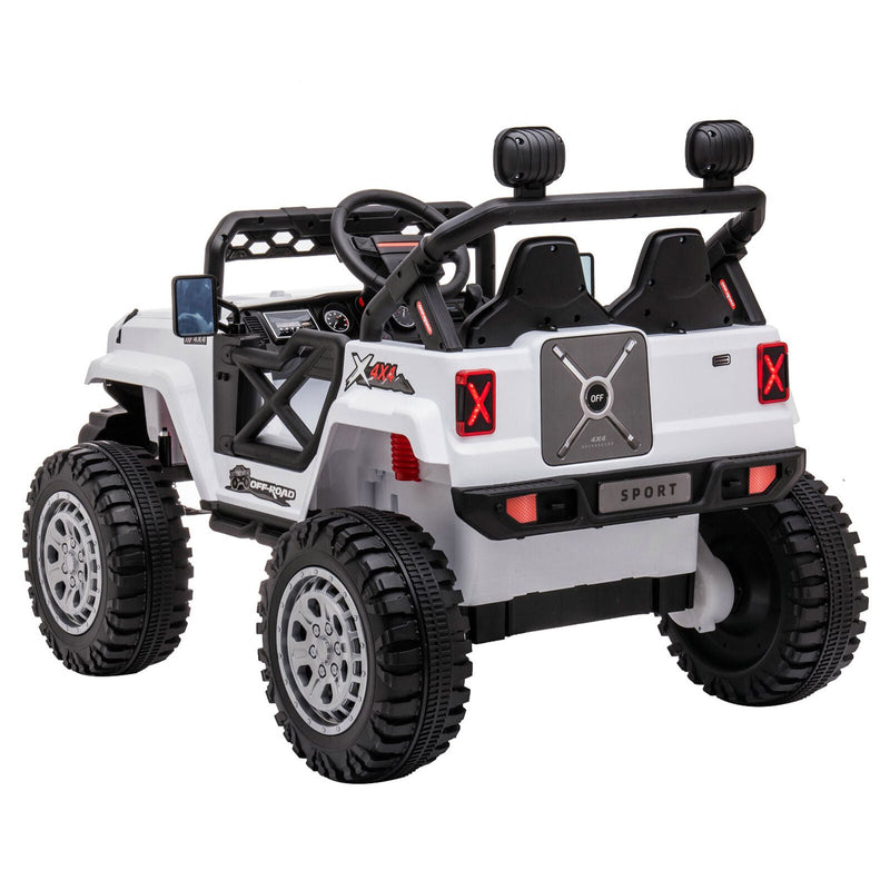 Load image into Gallery viewer, DAKOTT 12V Electric Off Road Ride On Truck with Remote Control for Kids - White
