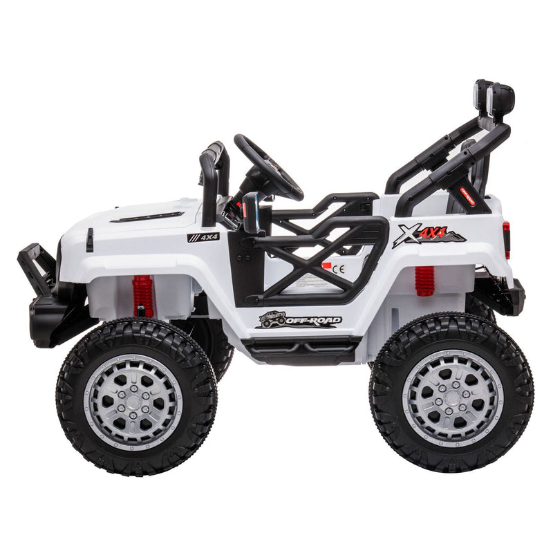 Load image into Gallery viewer, DAKOTT 12V Electric Off Road Ride On Truck with Remote Control for Kids - White
