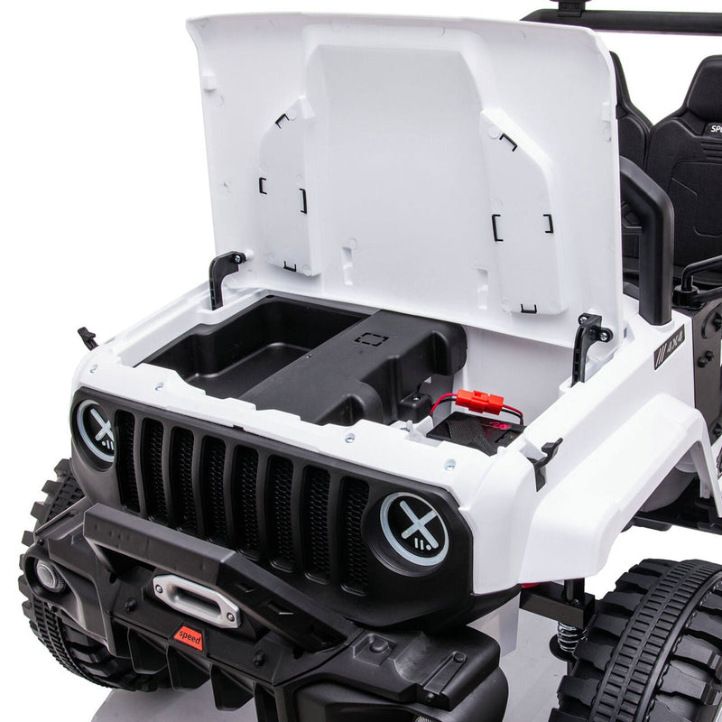 Load image into Gallery viewer, DAKOTT 12V Electric Off Road Ride On Truck with Remote Control for Kids - White
