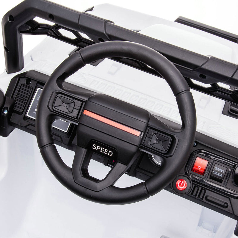 Load image into Gallery viewer, DAKOTT 12V Electric Off Road Ride On Truck with Remote Control for Kids - White
