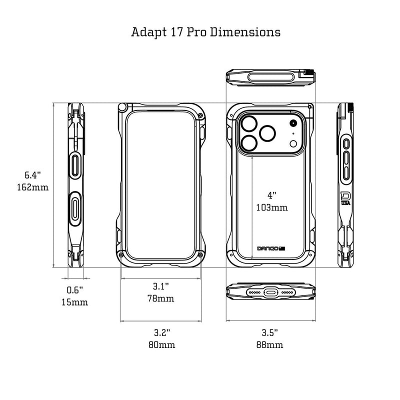Load image into Gallery viewer, DANGO ADAPT CASE - IPHONE 17 PRO
