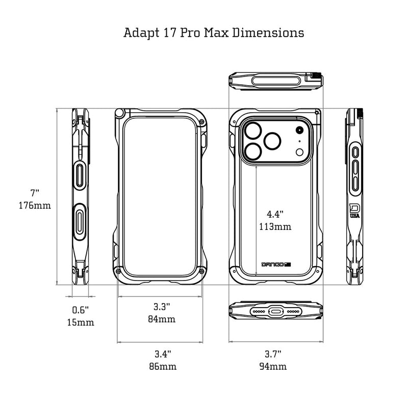 Load image into Gallery viewer, DANGO ADAPT CASE - IPHONE 17 PRO MAX
