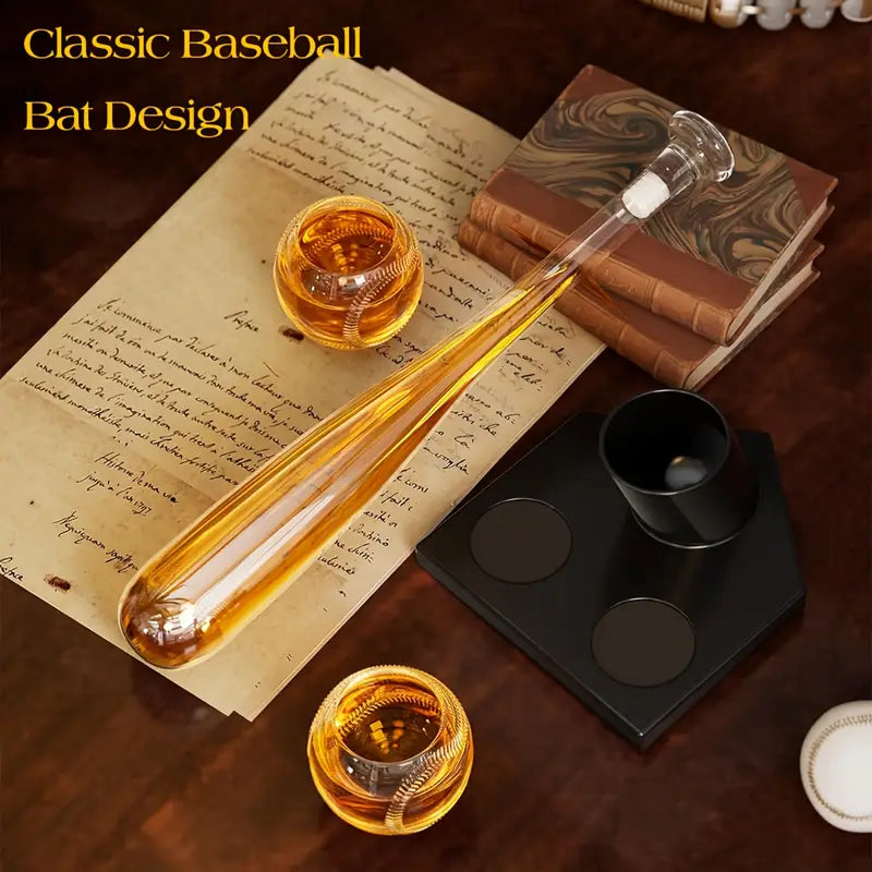 Load image into Gallery viewer, Home Run Baseball Decanter Set
