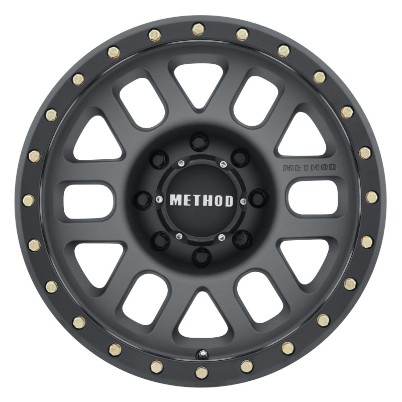 Load image into Gallery viewer, Method MR309 Grid 18x9 +18mm Offset 8x180 130.81mm CB Titanium/Black Street Loc Wheel
