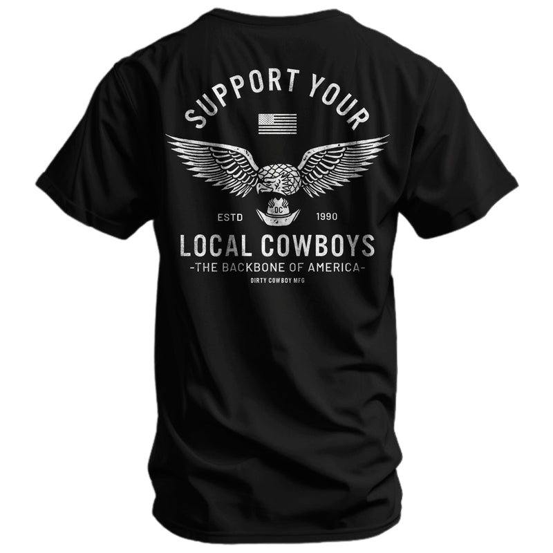 Load image into Gallery viewer, Support Your Local Cowboys Men&#39;s T-Shirt
