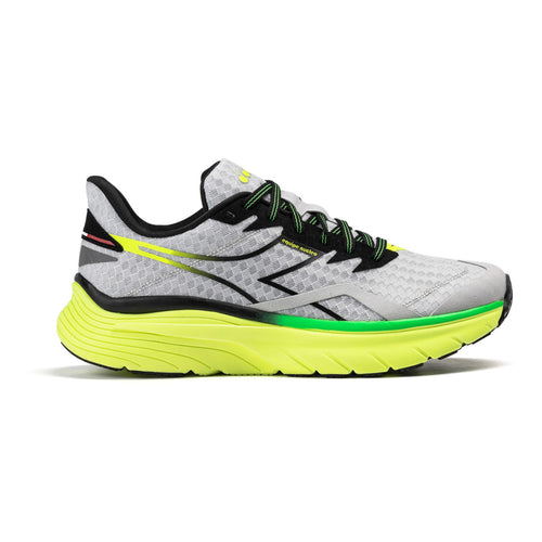 Men's Diadora Equipe Nucleo, Silver/Black/Yellow, 11.5 D Medium - Skoutley Outdoors LLC