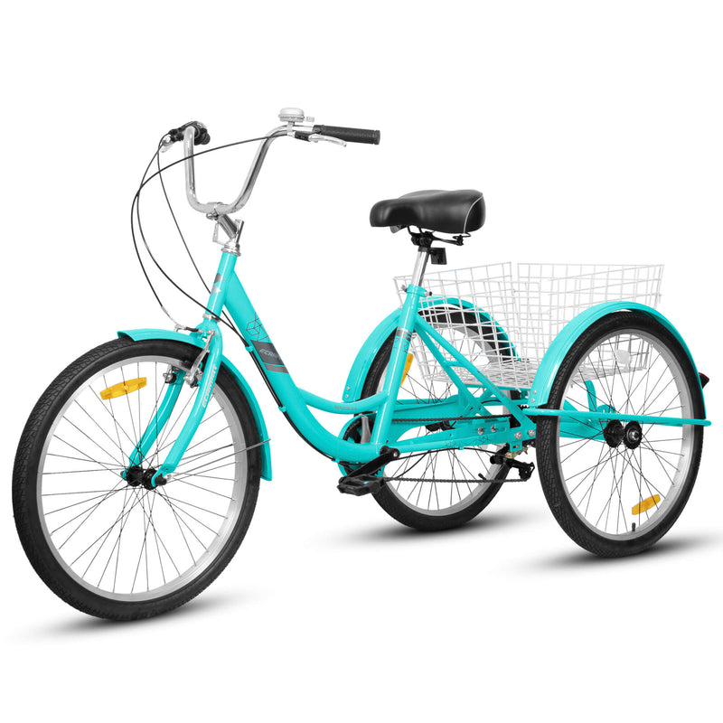 Load image into Gallery viewer, Ecarpat 24“ 7-Speed Adult Tricycle
