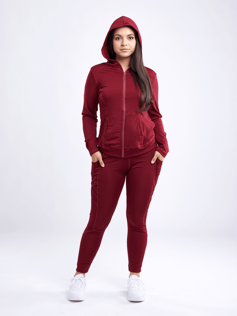 Load image into Gallery viewer, JupiterGear High-Waisted Criss-Cross Training Leggings with Hip Pockets

