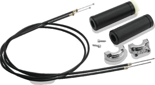 S&S Cycle Universal 1in Handlebars 2-Cable Throttle Assembly Cable - 48in
