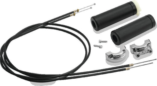 S&S Cycle Universal 1in Handlebars 2-Cable Throttle Assembly Cable - 48in