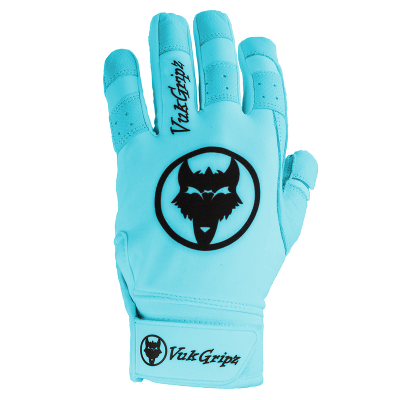 Load image into Gallery viewer, Howler Baby Blue Batting Gloves
