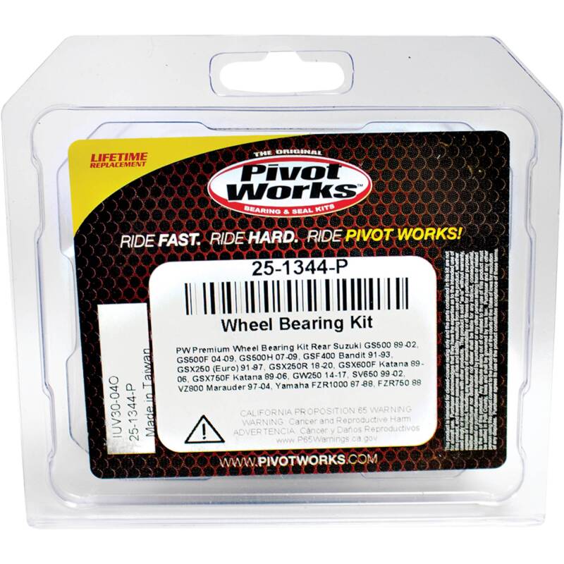 Pivot Works Suzuki, Yamaha Wheel Bearing Kit Premium Bearings