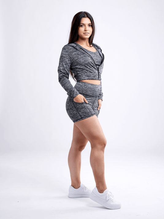 JupiterGear High-Waisted Athletic Shorts with Side Pockets
