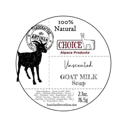 Decorative Alpaca Goat Milk Soap Figures