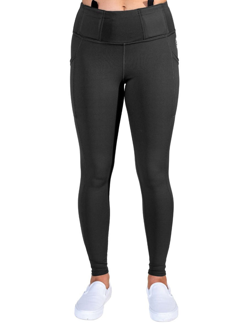 Load image into Gallery viewer, Defender Concealed Carry Leggings | Black &amp; Olive
