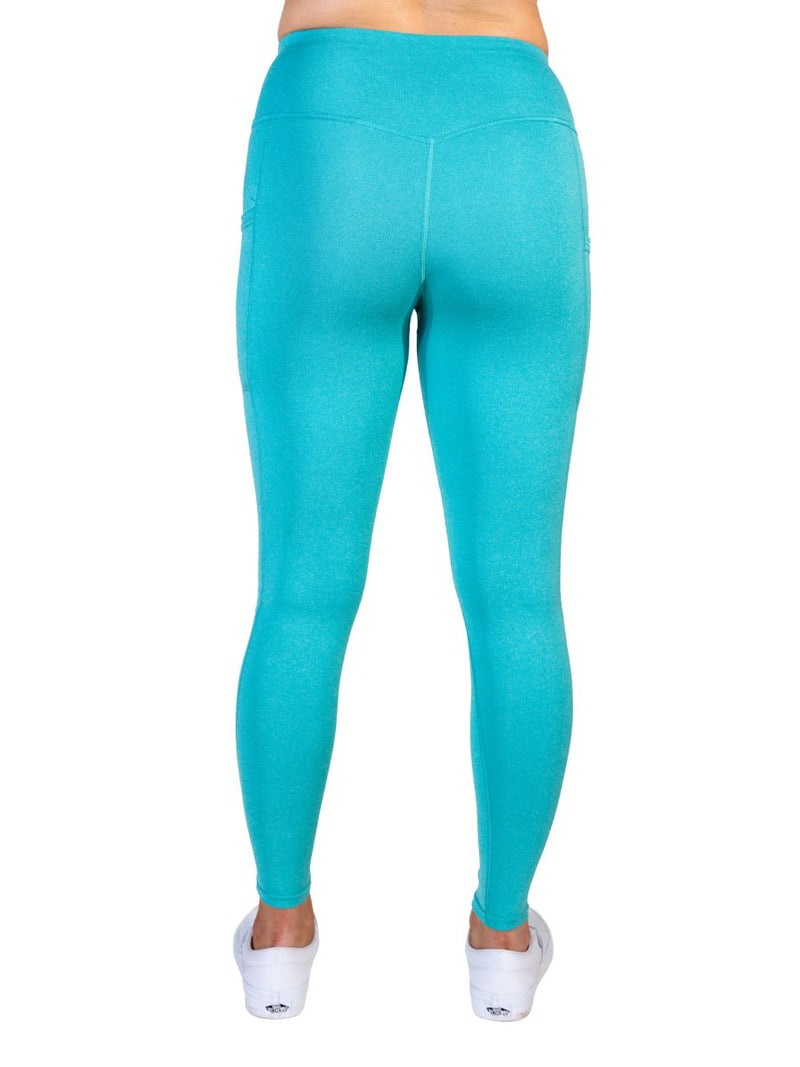 Load image into Gallery viewer, Defender Concealed Carry Leggings | Heathered Teal
