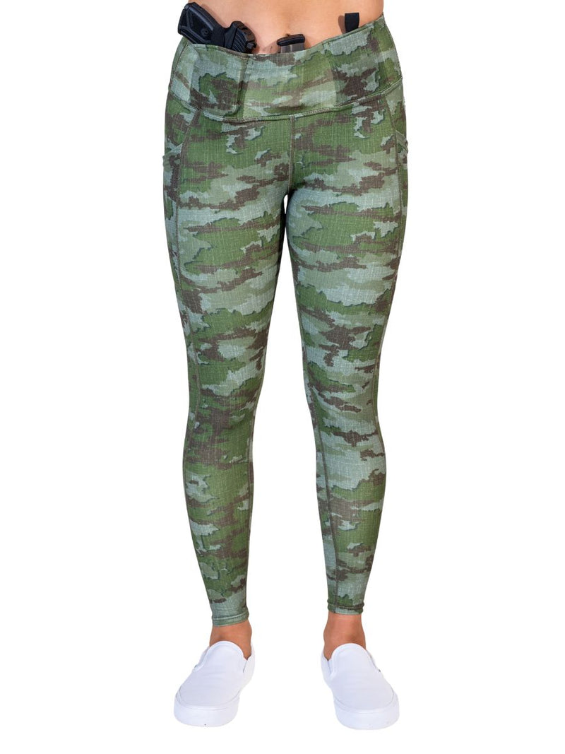 Load image into Gallery viewer, Defender Concealed Carry Leggings | TerraVerde™ Camo
