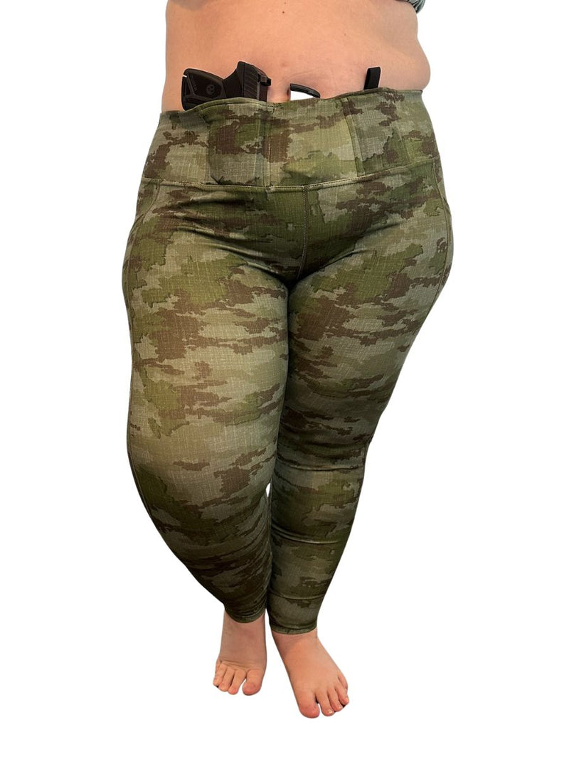 Load image into Gallery viewer, Defender Concealed Carry Leggings | TerraVerde™ Camo
