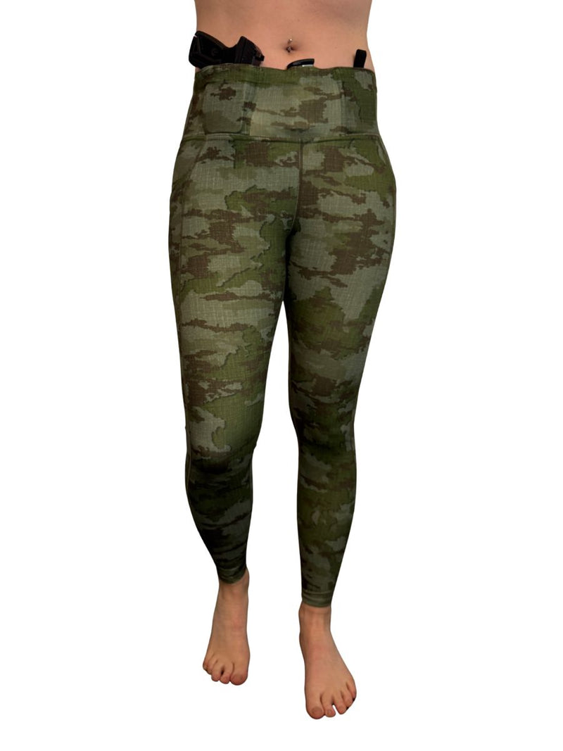 Load image into Gallery viewer, Defender Concealed Carry Leggings | TerraVerde™ Camo
