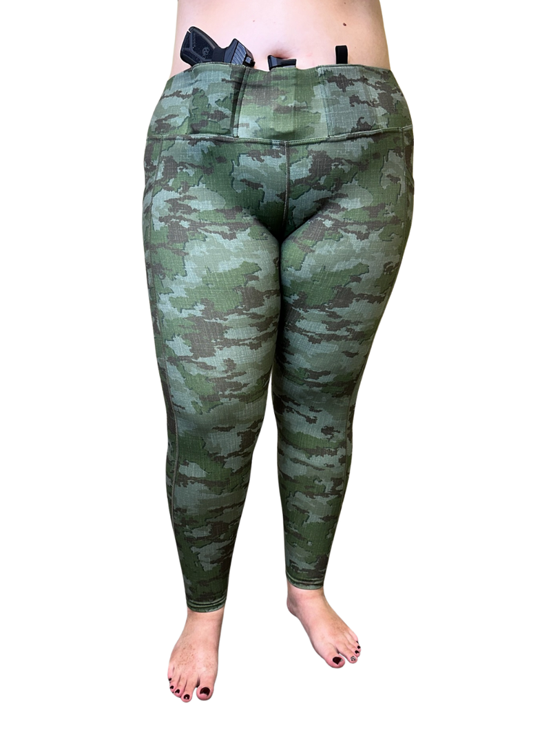 Load image into Gallery viewer, Defender Concealed Carry Leggings | TerraVerde™ Camo
