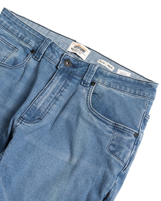 Hideout Denim Taper Fit Pants - Vintage Wash