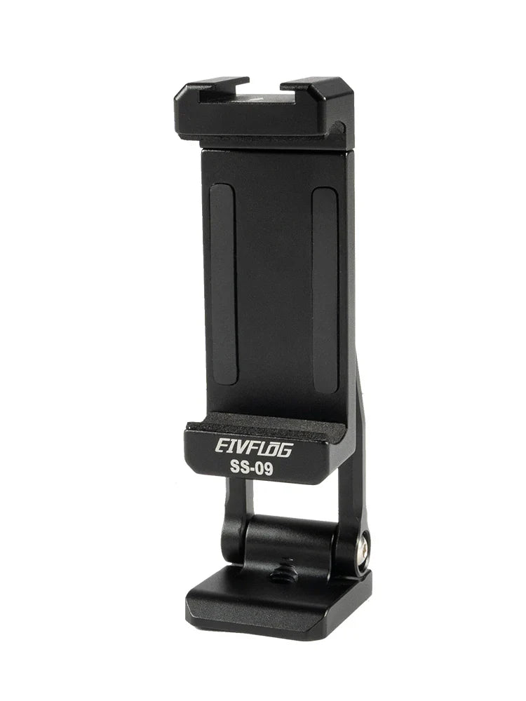Load image into Gallery viewer, Linkogear Aluminum Phone Clamp Mount 360° Rotating Cold Shoe Tripod

