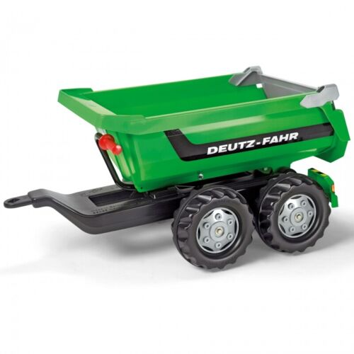 Load image into Gallery viewer, Deutz-Fahr Halfpipe Tipper Trailer by Rolly Toys - The Perfect Addition to Your Farming Playtime!
