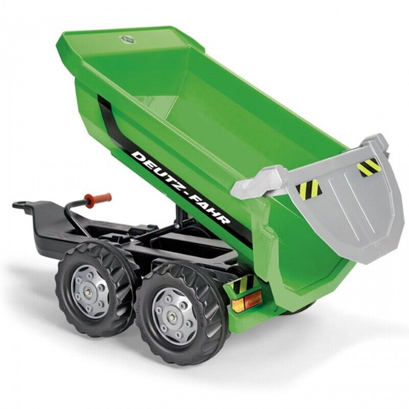 Load image into Gallery viewer, Deutz-Fahr Halfpipe Tipper Trailer by Rolly Toys - The Perfect Addition to Your Farming Playtime!
