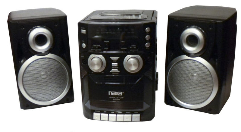 Load image into Gallery viewer, Naxa Portable CD Player with AM/FM Stereo Radio Cassette Player/Recorder
