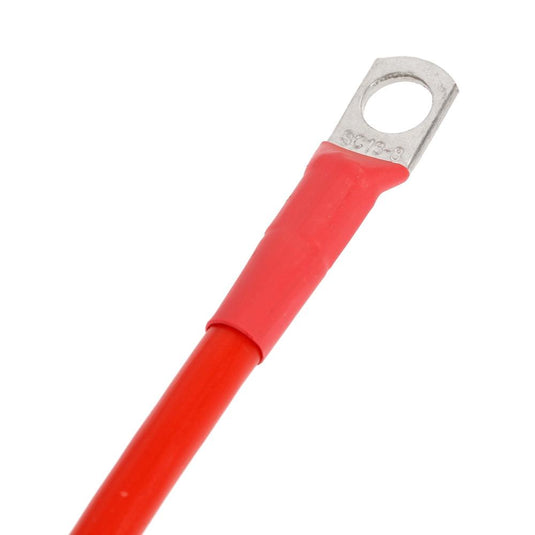7FT 7AWG Battery Cables Tinned Copper Ring Terminal Lugs Battery Wires