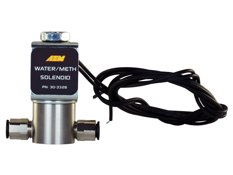 Load image into Gallery viewer, AEM Water/Methanol Injection System - High-Flow Low-Current WMI Solenoid - 200PSI 1/8in-27NPT In/Out 30-3326
