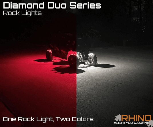Rhino Lights Diamond Duo Rock Lights