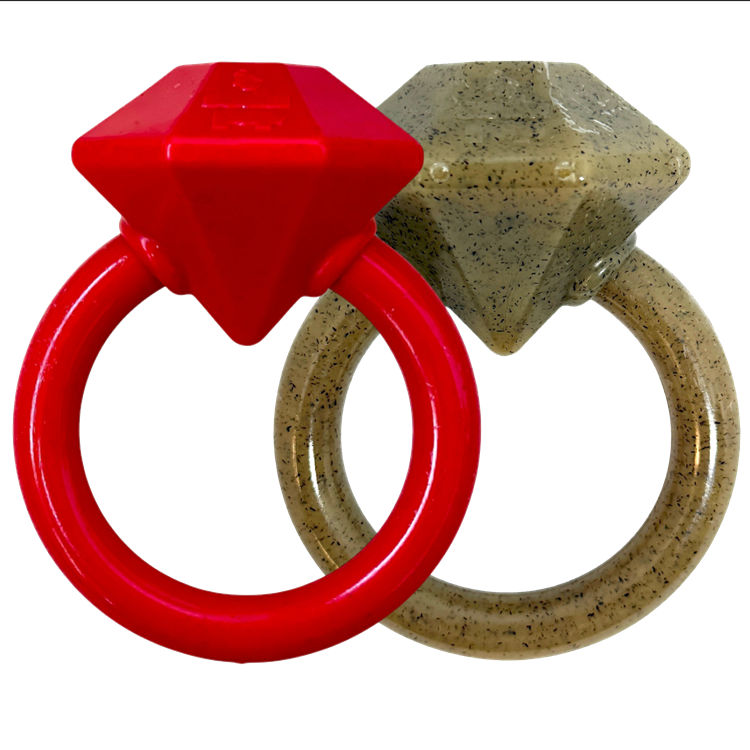 Load image into Gallery viewer, Diamond Ring Nylon Teething Ring for Puppies | Durable &amp; USA Made
