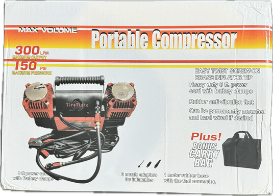 Digital 300LPM  12V Twin Cylinder Offroad, Overland Air Compressor