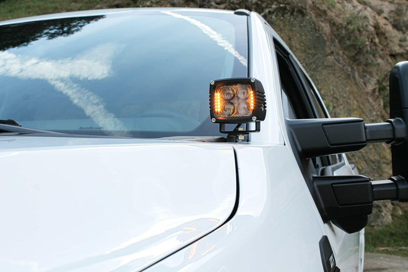 Load image into Gallery viewer, 2023+ Ford Super Duty F250/350/450 Hood Mount Kit/Ditch Lights
