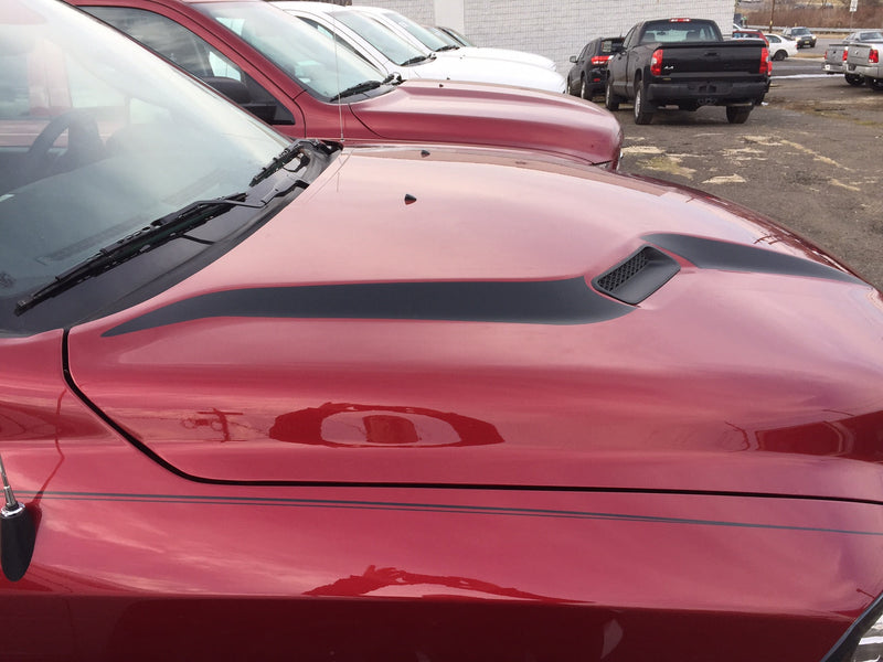 Load image into Gallery viewer, Hood Spear Decals for 2009-2018 Dodge Ram 1500 SRT
