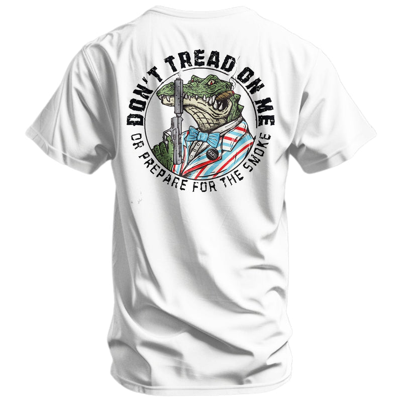 Load image into Gallery viewer, Don&#39;t Tread On Me Or Prepare For The Smoke Men&#39;s T-Shirt
