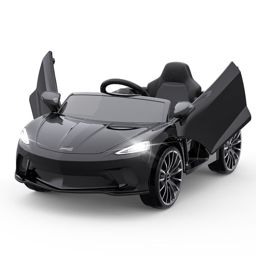 Double Door 12V Electric Ride-On Car for Kids with 2 Speed Options