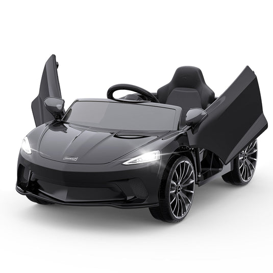 Double Door 12V Electric Ride-On Car for Kids with 2 Speed Options