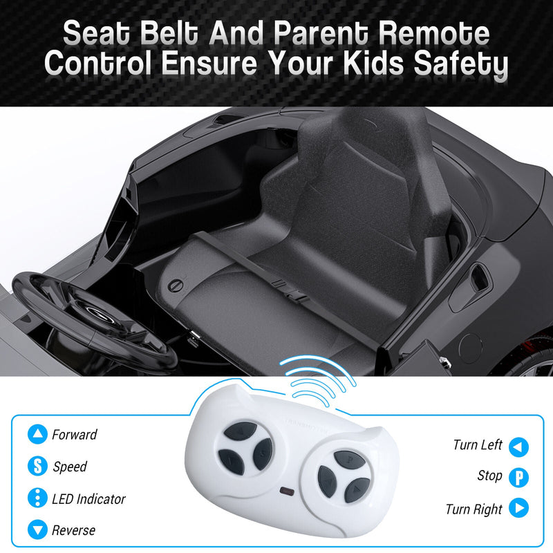 Load image into Gallery viewer, Double Door 12V Electric Ride-On Car for Kids with 2 Speed Options
