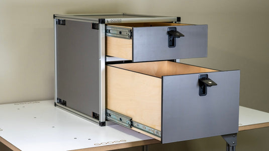 Double Drawer Module - 19 3/16" Wide x 25" Depth