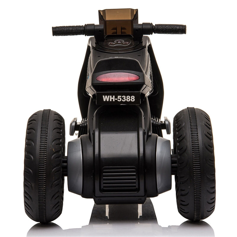 Load image into Gallery viewer, Double Drive 6V Kids Electric Motorcycle with 3 Wheels - Black
