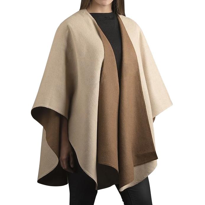 Load image into Gallery viewer, Double Face Alpaca Ruana
