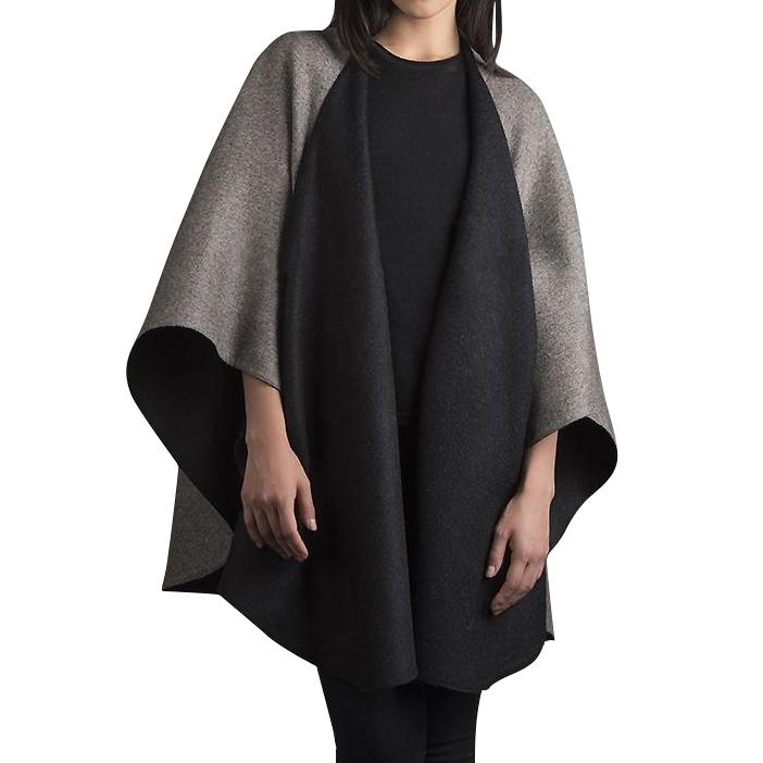 Load image into Gallery viewer, Double Face Alpaca Ruana
