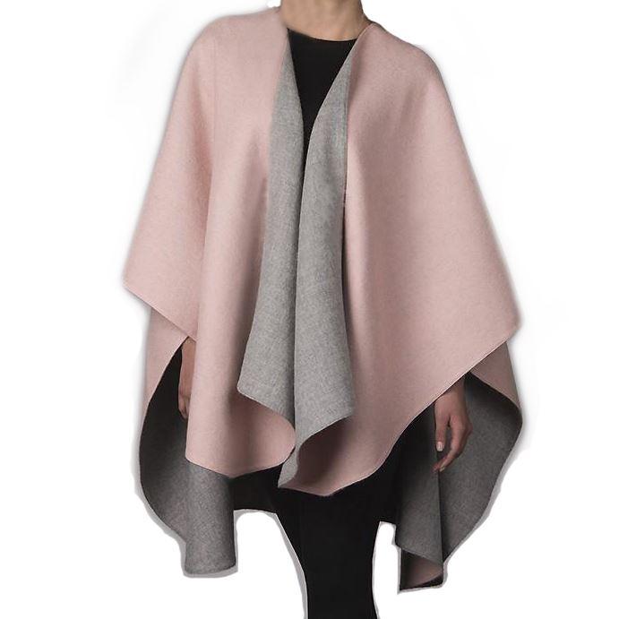 Load image into Gallery viewer, Double Face Alpaca Ruana
